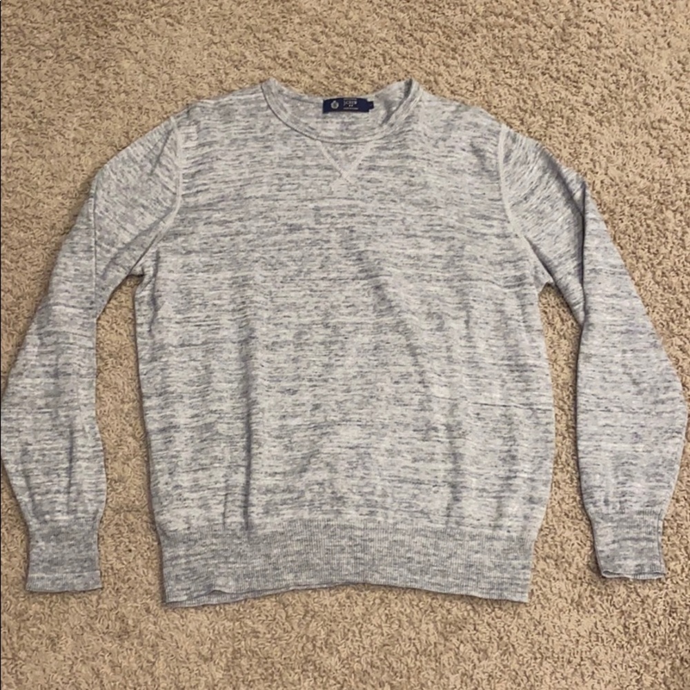 J. Crew gray men’s cotton sweater